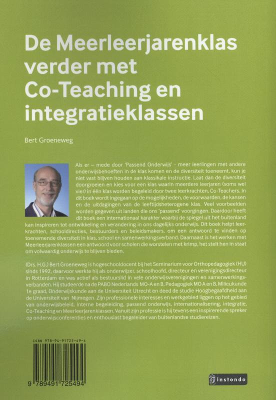 Achterkant van De Meerleerjarenklas