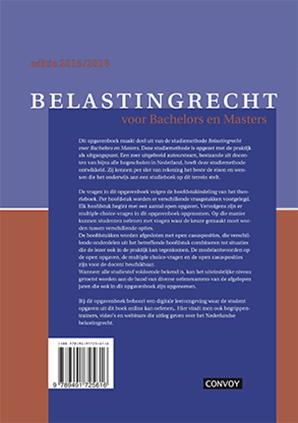 Achterkant van Opgavenboek
