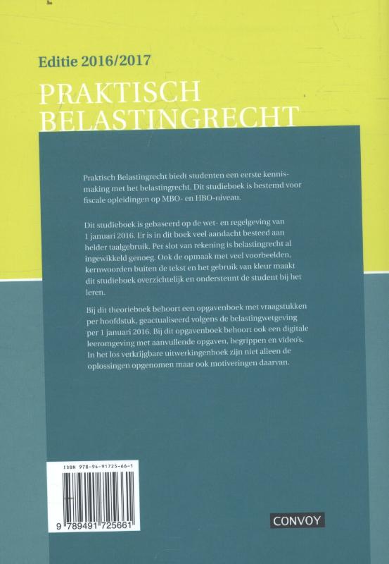 Achterkant van Theorieboek