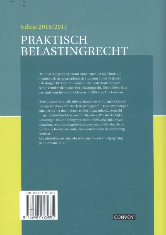 Achterkant van Uitwerkingen