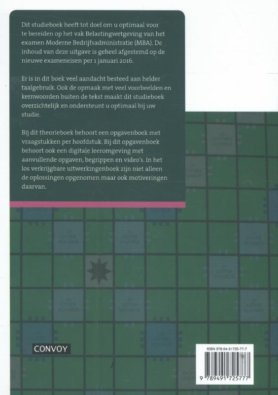 Achterkant van Theorieboek
