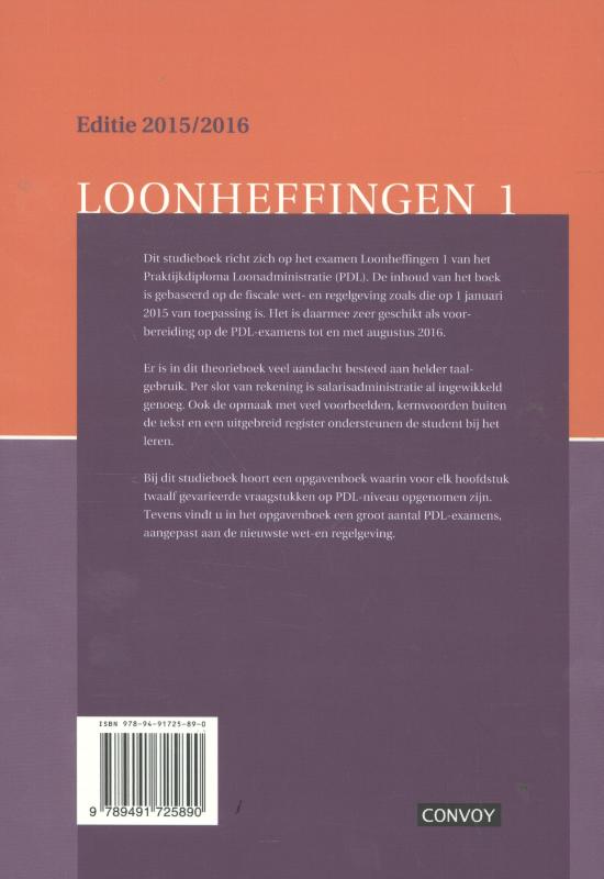 Achterkant van 1 voor PDL 2015/2016