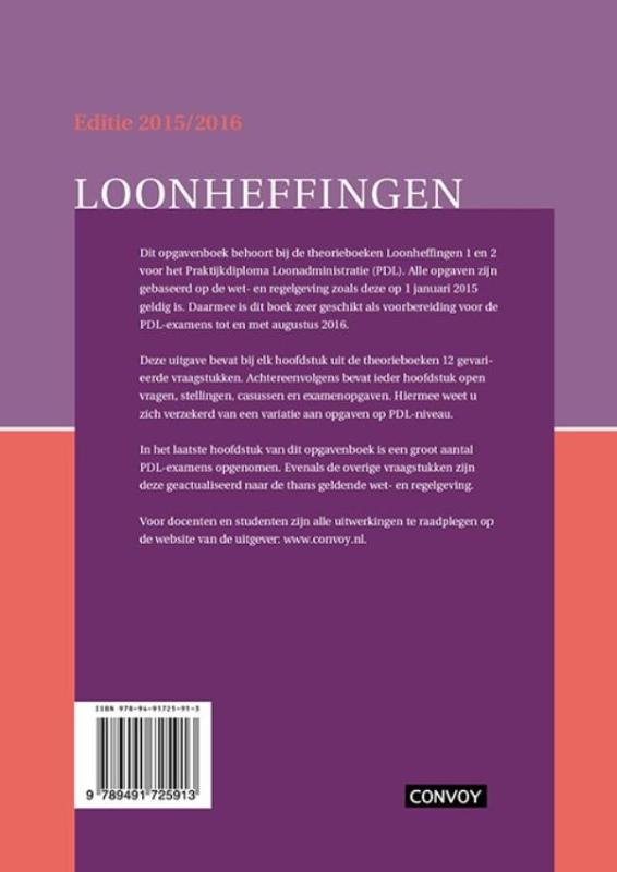 Achterkant van Opgavenboek