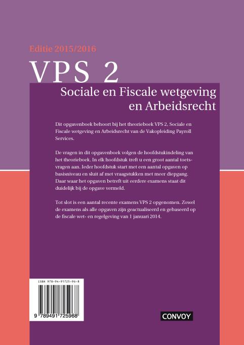 Achterkant van Opgavenboek