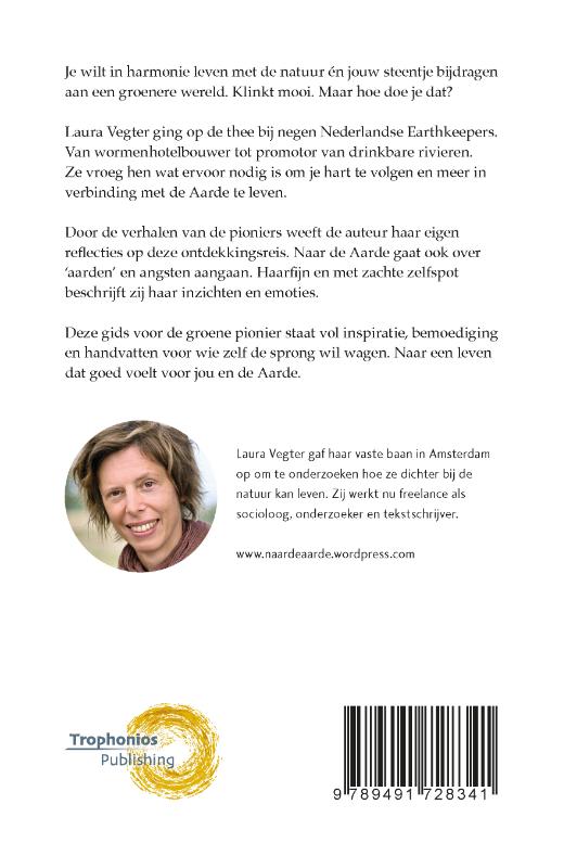 Achterkant van Naar de Aarde