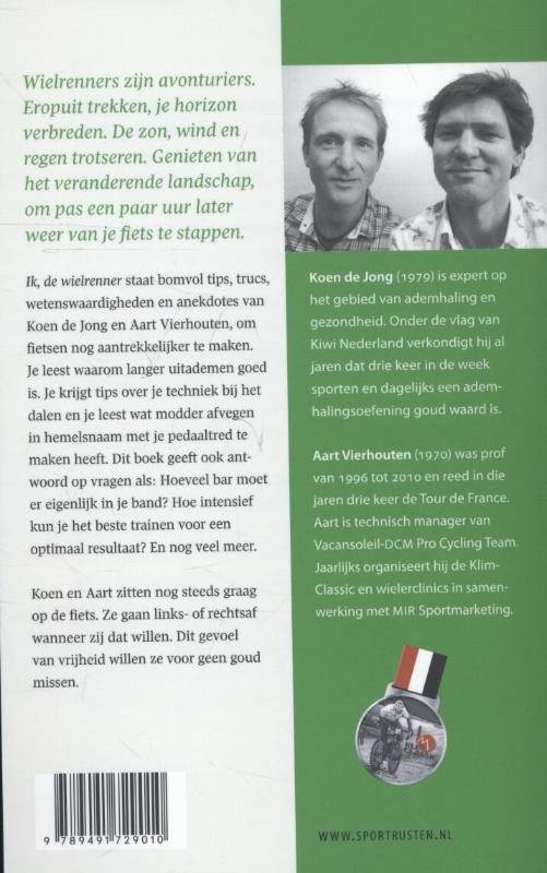 Achterkant van Ik, de wielrenner