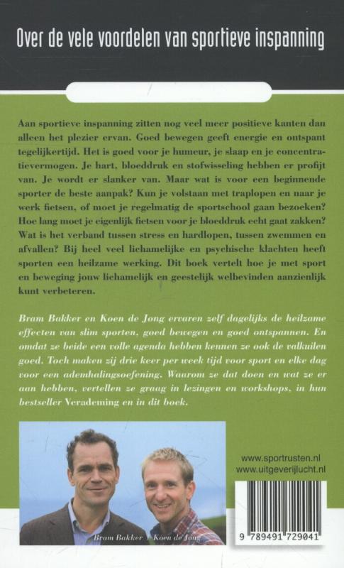 Achterkant van Sporten voor beginners
