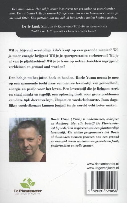 Achterkant van Ik ben een planteneter