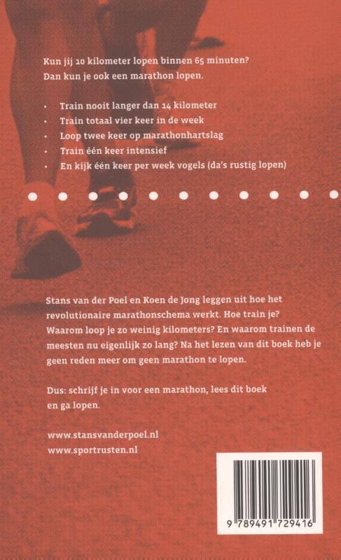 Achterkant van De marathon revolutie