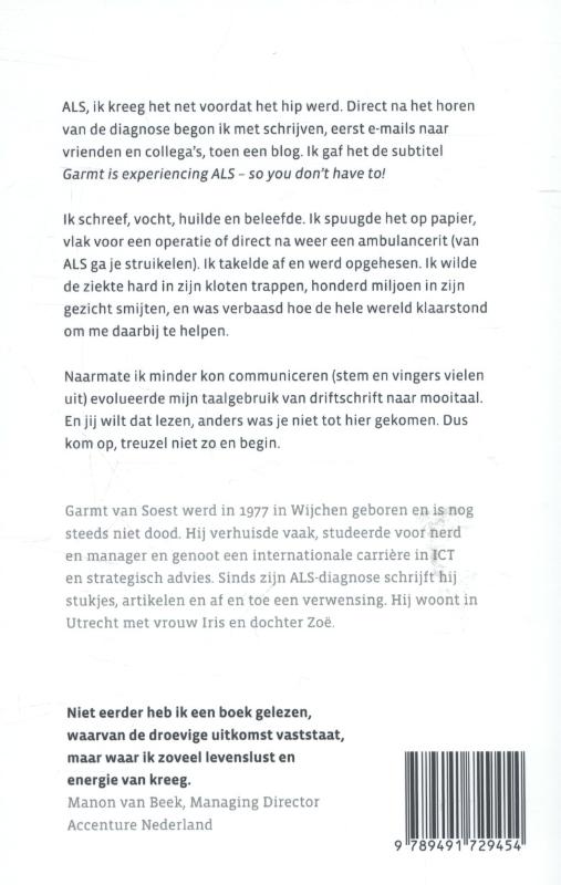 Achterkant van Eerste boek