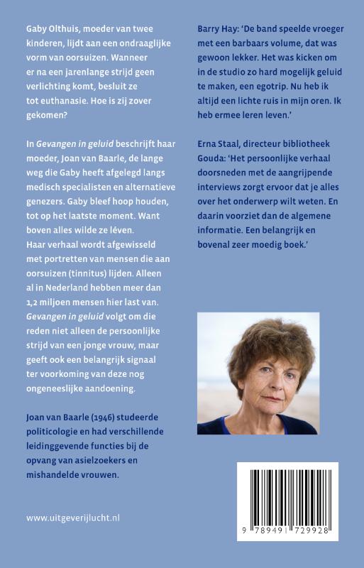 Achterkant van Gevangen in geluid
