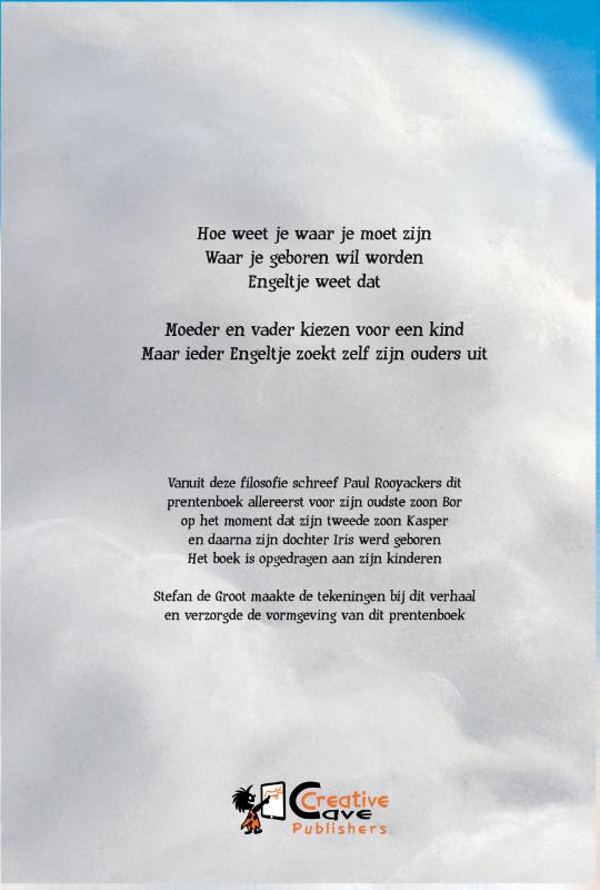 Achterkant van Engeltje