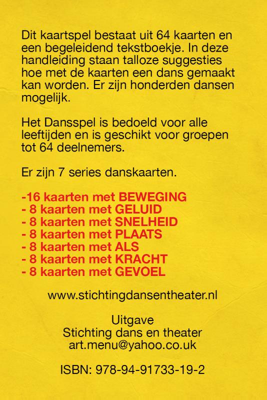 Achterkant van Dansspel