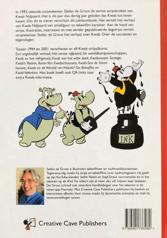 Achterkant van Kwab 30 jaar