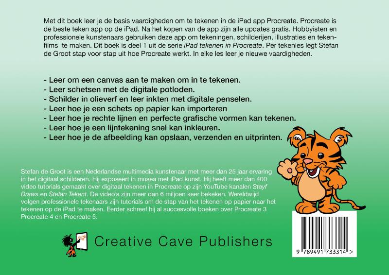 Achterkant van iPad tekenen in Procreate