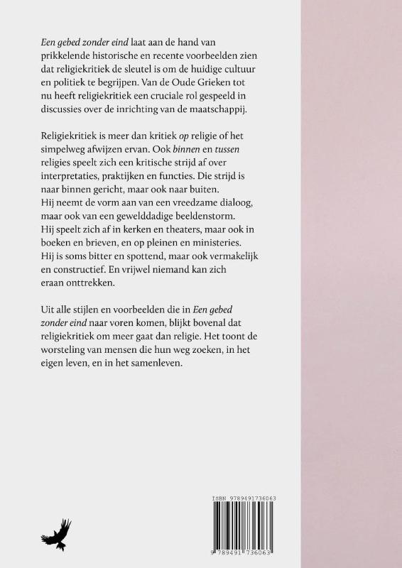 Achterkant van Een gebed zonder eind