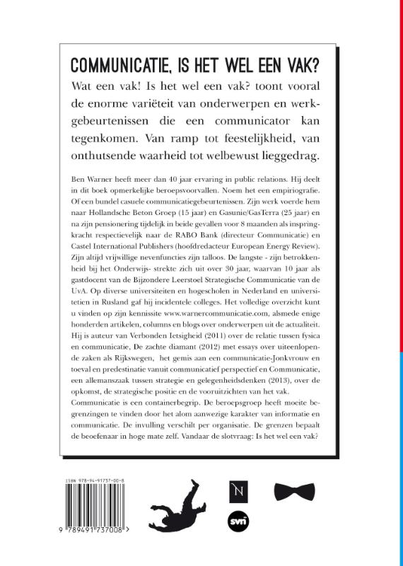 Achterkant van Communicatie, wat een vak!