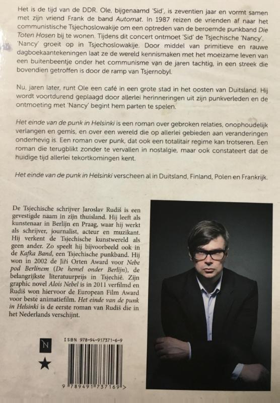 Achterkant van Het einde van de punk in Helsinki