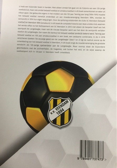 Achterkant van 125 jaar spelverdeler aan de Langeleegte