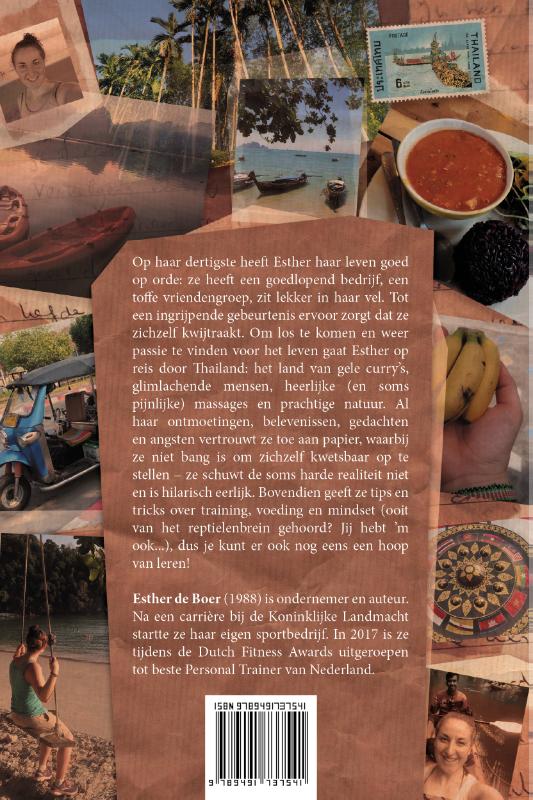 Achterkant van Het land van de lieve glimlach