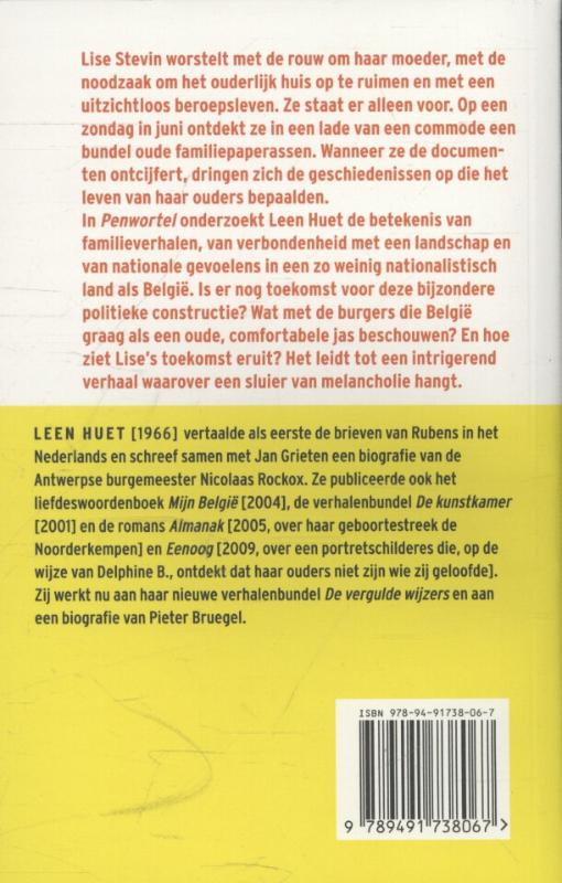 Achterkant van Penwortel