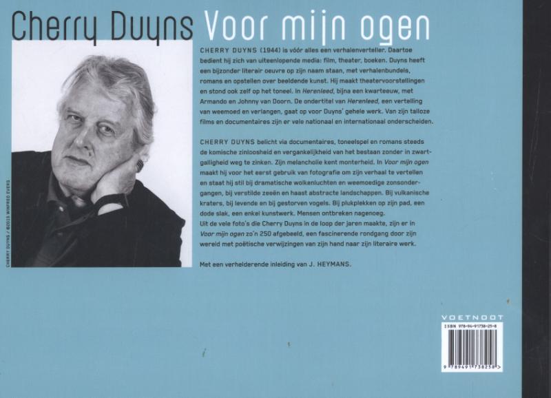 Achterkant van Voor mijn ogen