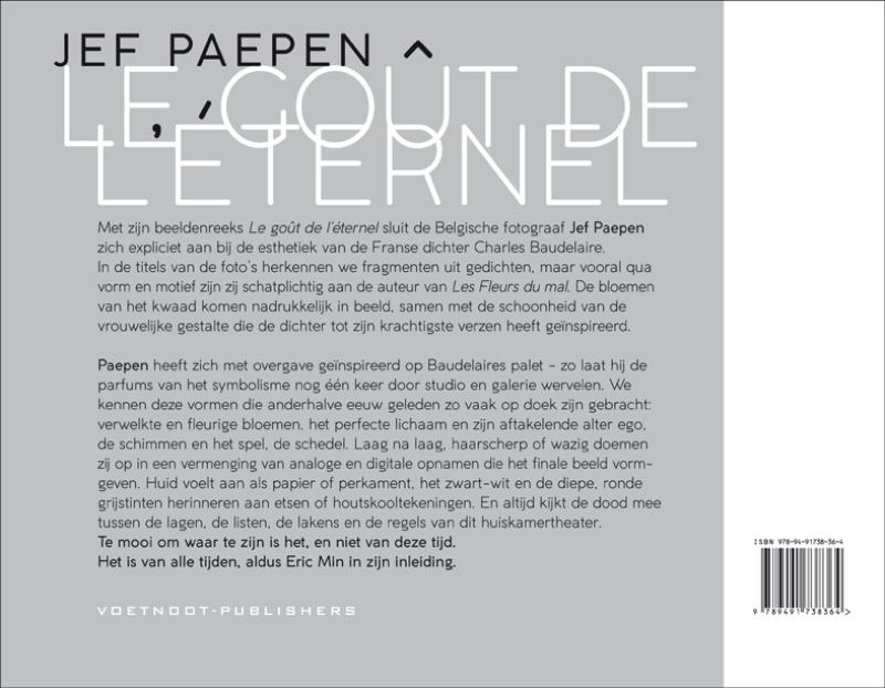 Achterkant van Le goût de l'éternel