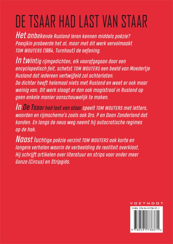 Achterkant van De Tsaar had last van staar