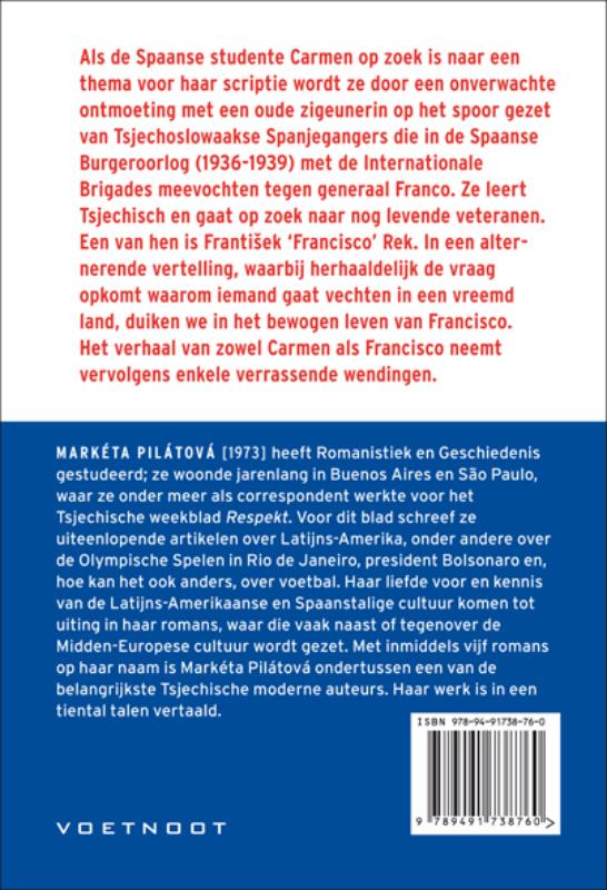 Achterkant van De held van Madrid