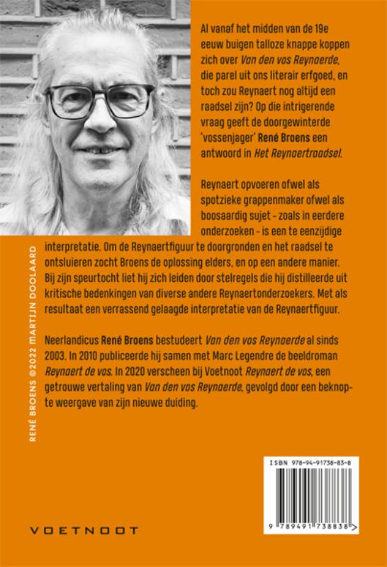 Achterkant van Het Reynaertraadsel