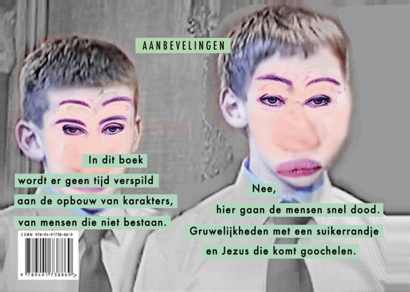 Achterkant van Niet combineren met vis