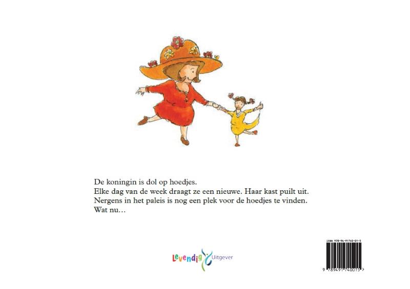Achterkant van De hoedjes van de Koningin