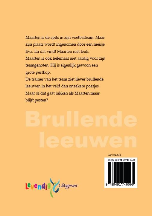 Achterkant van Brullende leeuwen