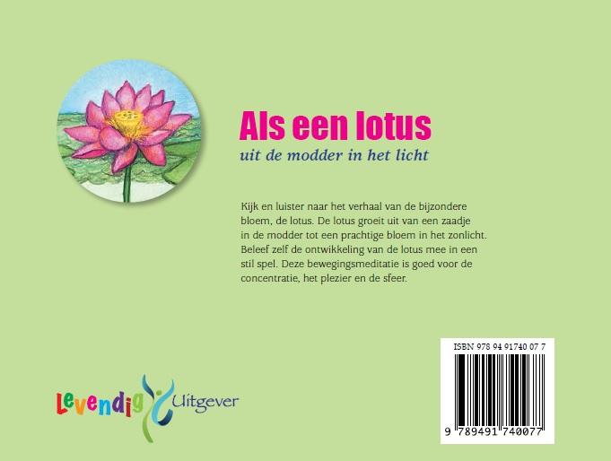 Achterkant van Als een lotus