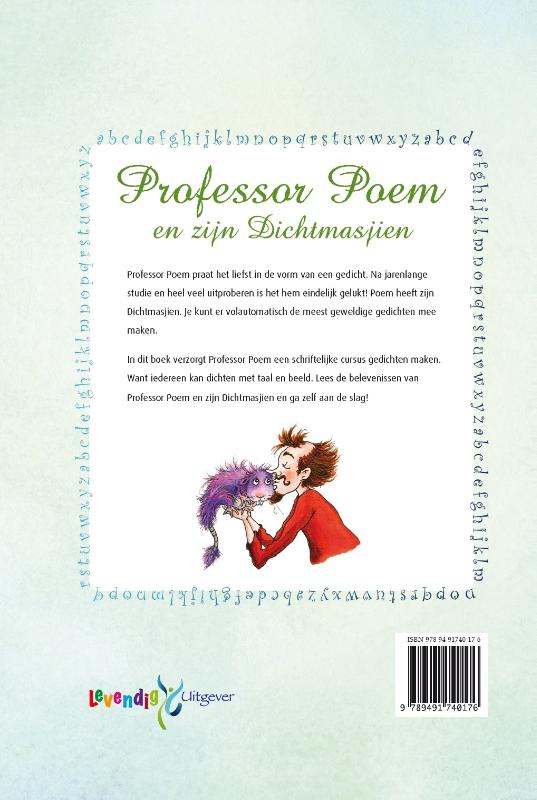 Achterkant van Professor Poem en zijn dichtmasjien