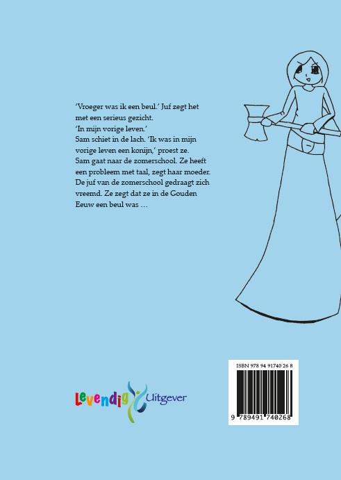 Achterkant van Juf Beul