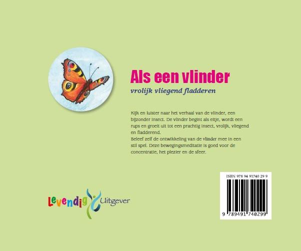 Achterkant van Als een vlinder