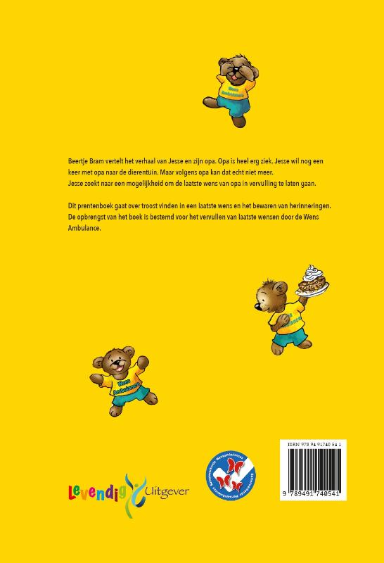 Achterkant van De wens van opa