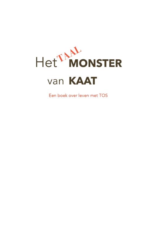 Achterkant van Het Taalmonster van Kaat