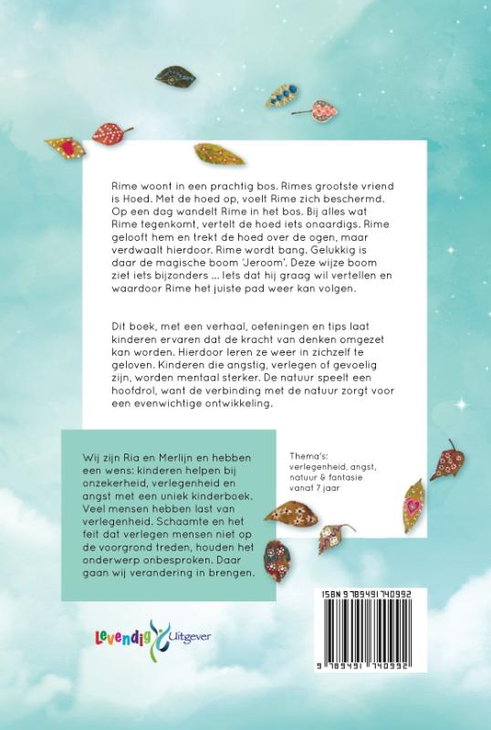 Achterkant van Rime en een hoed vol kletspraat