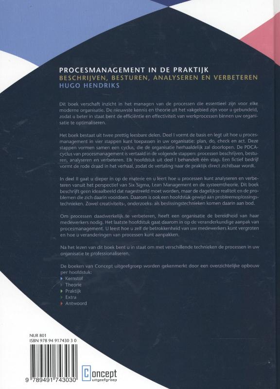 Achterkant van Procesmanagement in de praktijk