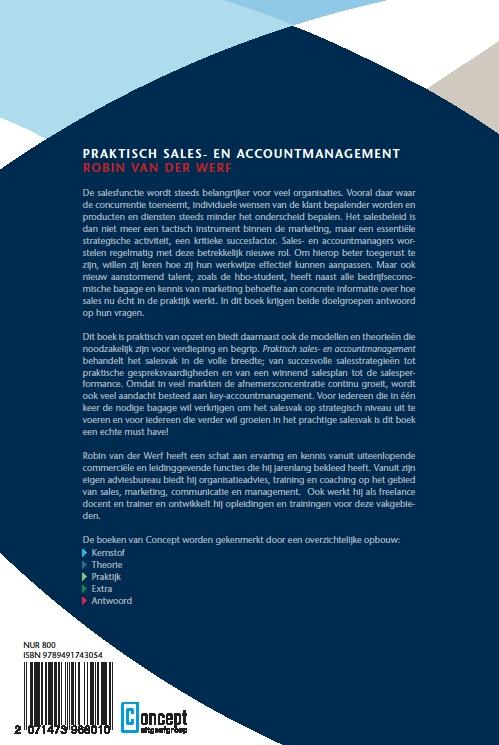 Achterkant van Praktisch sales- en accountmanagement