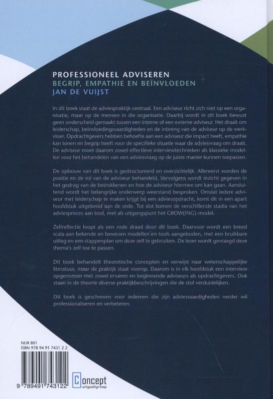 Achterkant van Professioneel adviseren