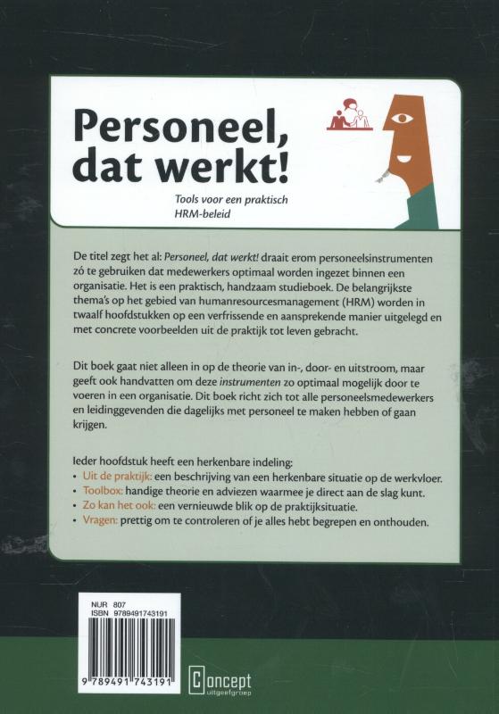 Achterkant van Personeel dat werkt!