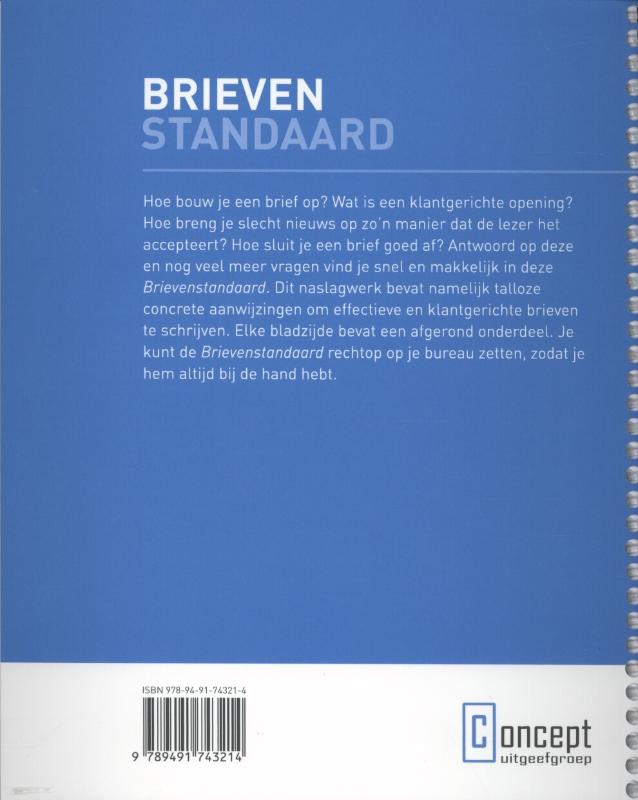 Achterkant van Brievenstandaard