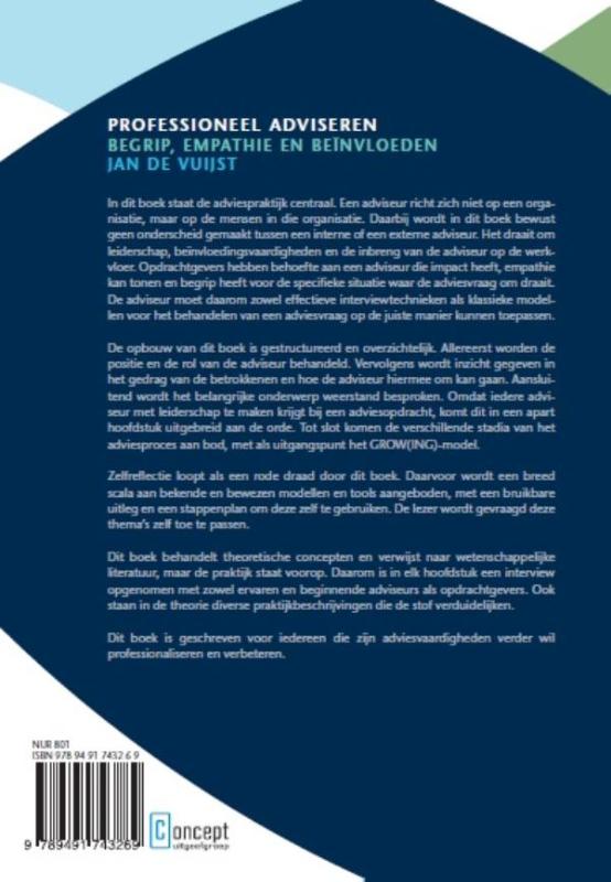 Achterkant van Professioneel adviseren