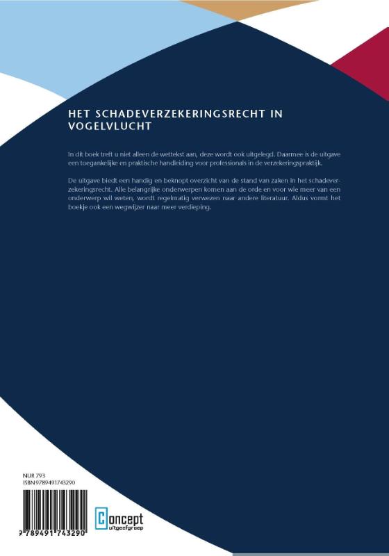 Achterkant van Het schadeverzekeringsrecht in vogelvlucht