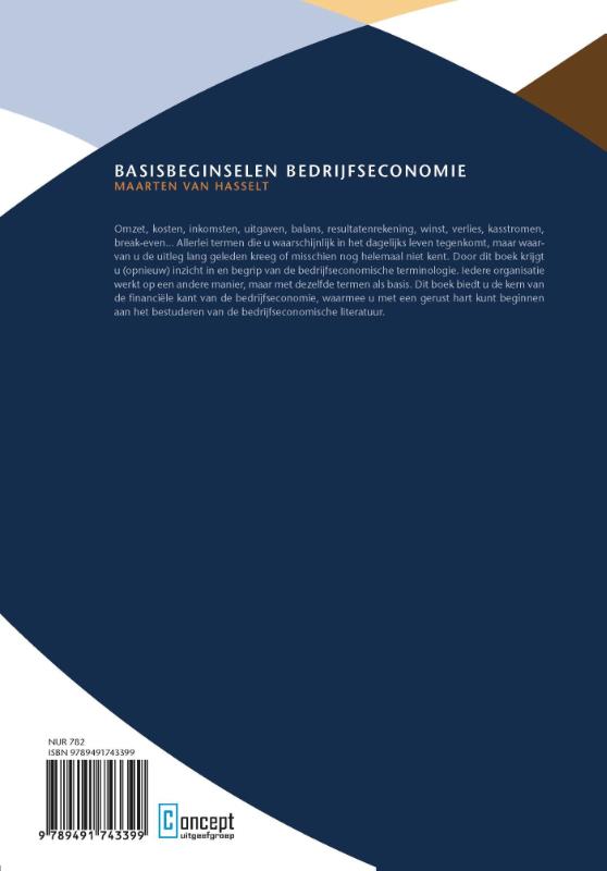 Achterkant van Basisbeginselen bedrijfseconomie