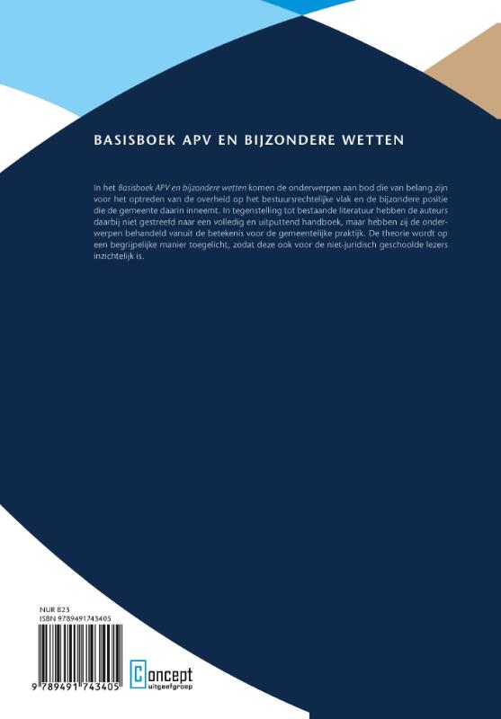 Achterkant van Basisboek APV en bijzondere wetten