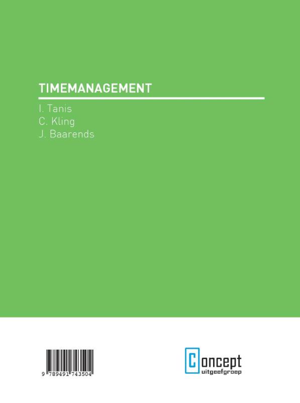 Achterkant van Timemanagement